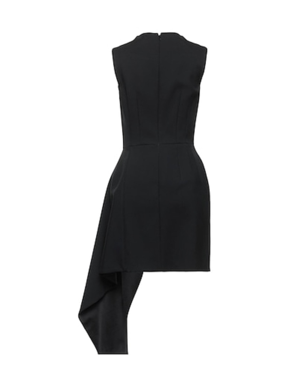 Chelsea28 Black Asymetrical A-Line Dress Size 14 EUC - Picture 4 of 8